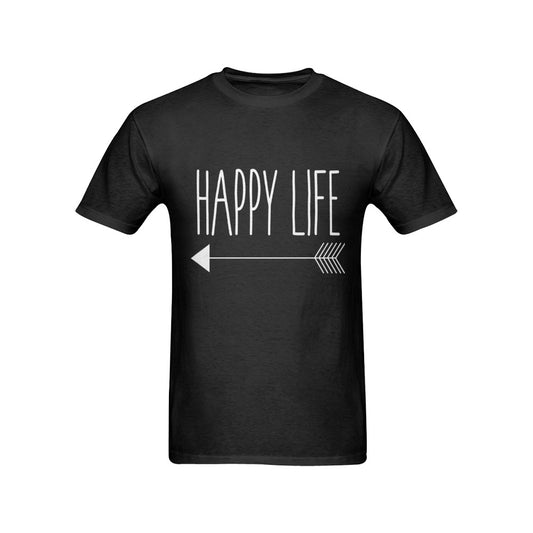 happy life men ts Men's T-Shirt in USA Size (Front Printing Only)
