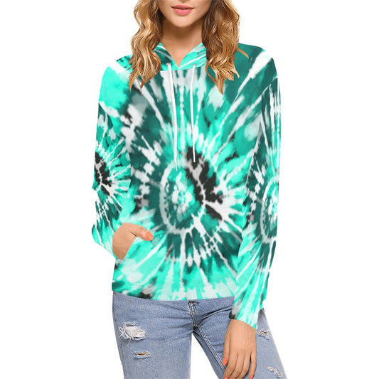 women All Over Print Hoodie for Women (USA Size)