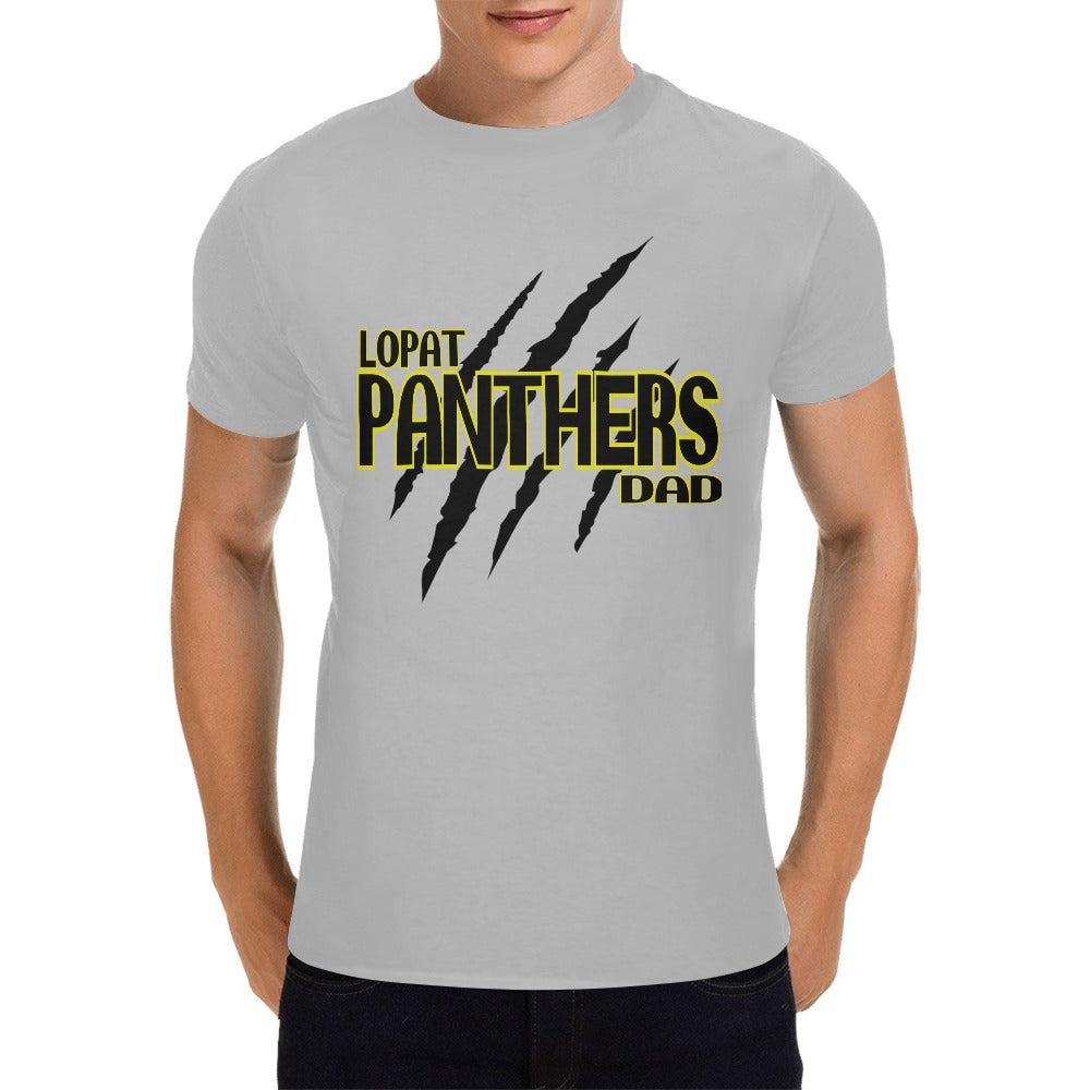 LOPAT PANTHER DAD TSHIRT Men's T-Shirt in USA Size (Front Printing Only)