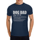 dog dad ts Men's T-Shirt in USA Size (Front Printing Only)