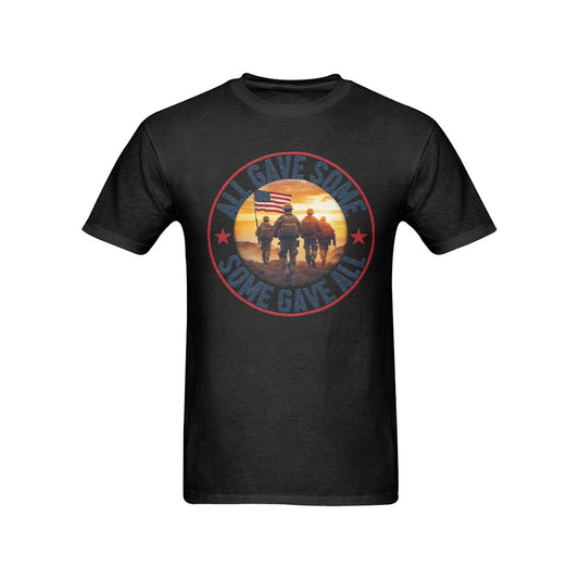 PATRIOTIC/VETERANS T-SHIRT  All Gave Some Some GaveAll Men's T-Shirt in USA Size (Front Printing Only)