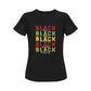 black history women ts Women's T-Shirt in USA Size (Front Printing Only)