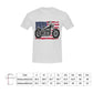 american flag chopper n biker ts Men's T-Shirt in USA Size (Front Printing Only)