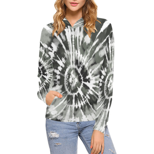 woman All Over Print Hoodie for Women (USA Size) (Model H13)